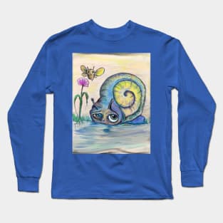 Surrealistic Snail Long Sleeve T-Shirt